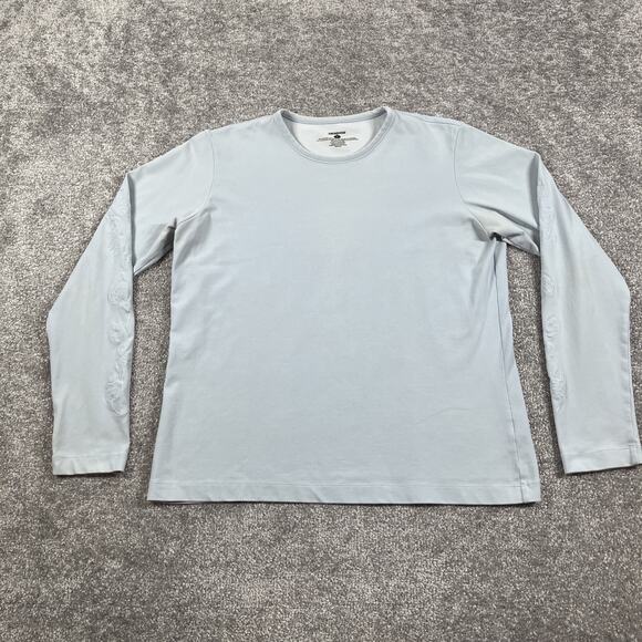 Patagonia T Shirt Womens Large Stretch Performance Floral Embroidery Hiking - Picture 1 of 14